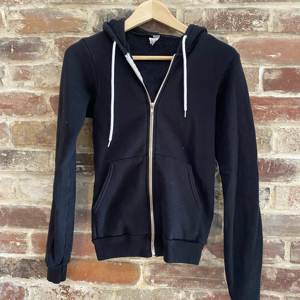 Black American Apparel Hoodie